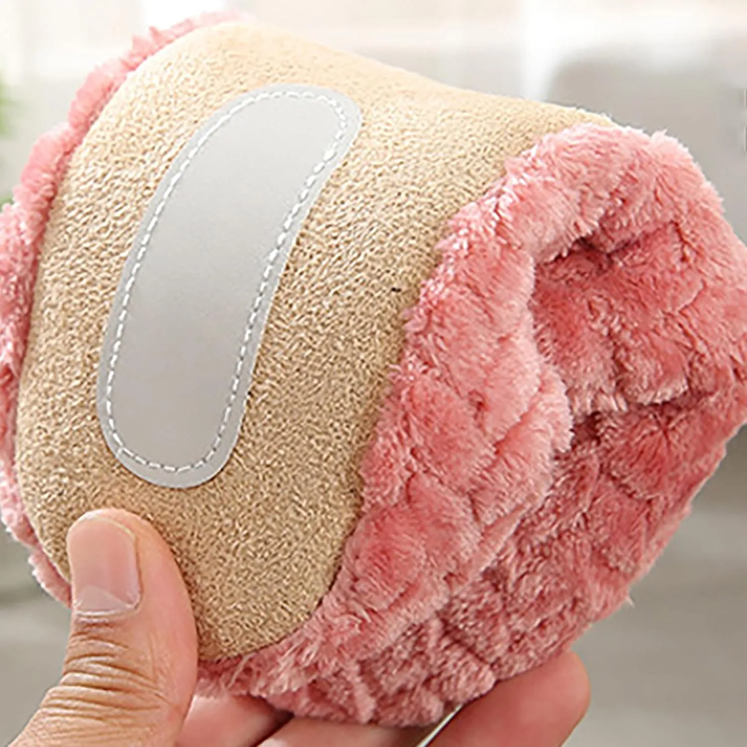 Women's Slippers Warm Fuzzy House Slippers Fall Cozy Plush Bedroom Shoes Soft Flat Comfy Indoor Slippers