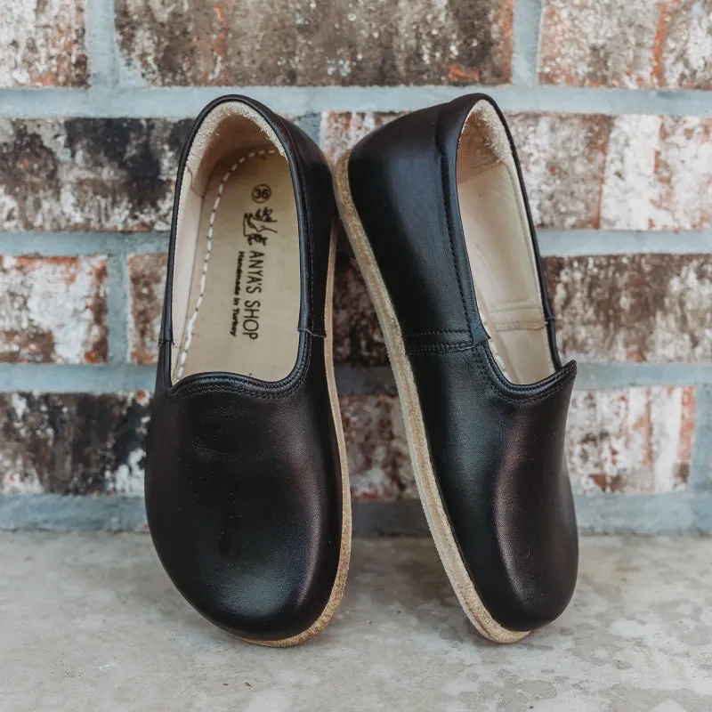 Yasemin Leather Loafers - By Anya