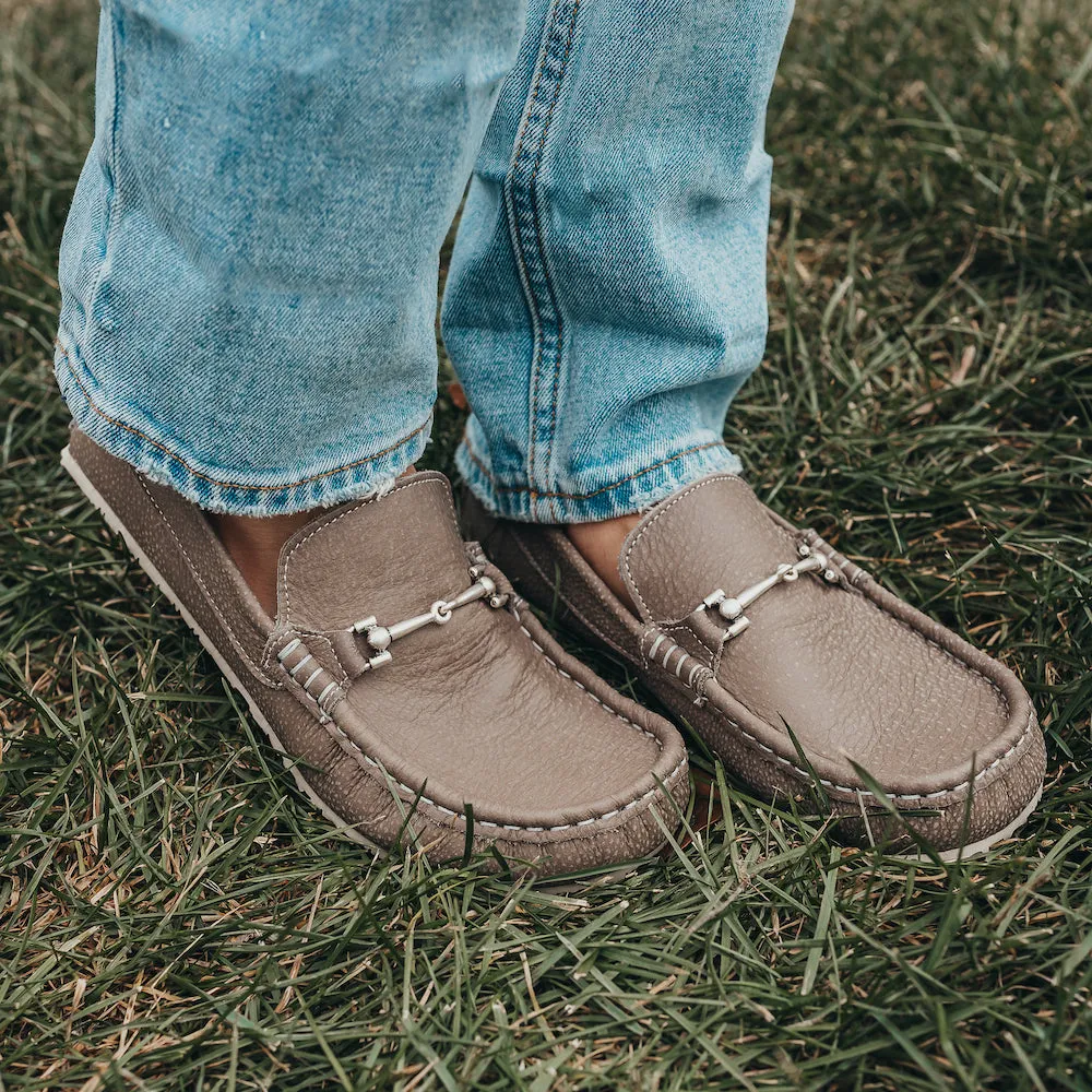 Zeazoo Cheetah Leather Loafers