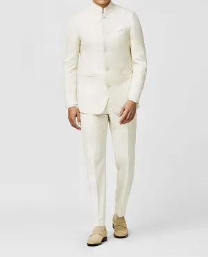 Zignone Ivory S120 Merino Wool Sablé
