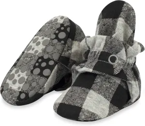 Zutano Unisex Organic Cotton Baby Booties With Gripper Soles